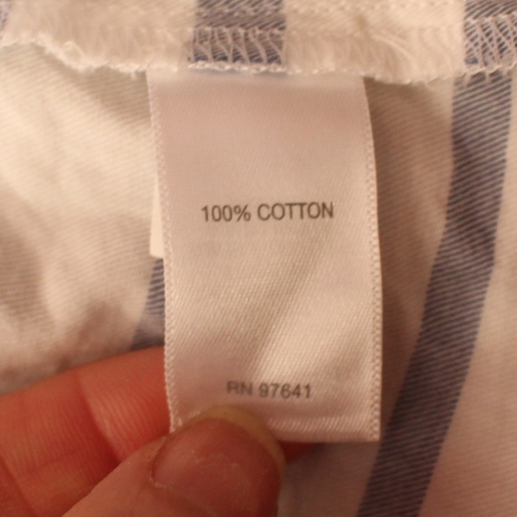 J.Jill button down cotton shirt Medium. B8 - Picture 8 of 8